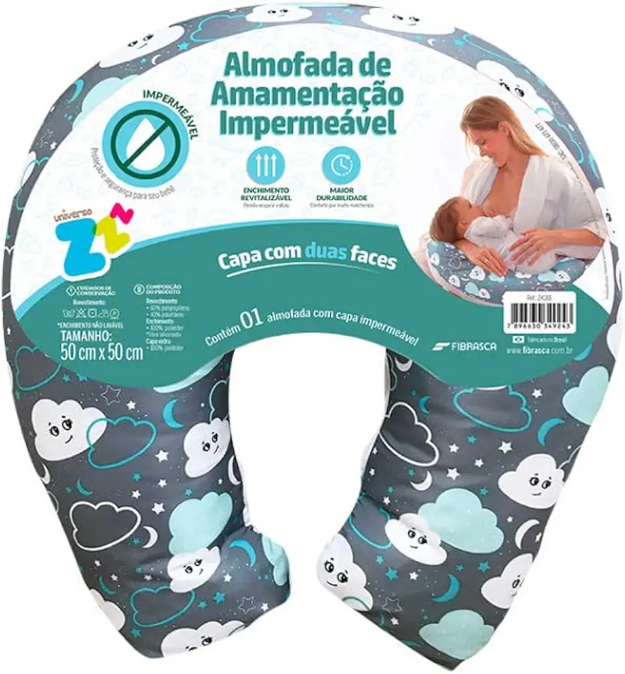 Almofada de Amamentação Impermeável - Com Estampa