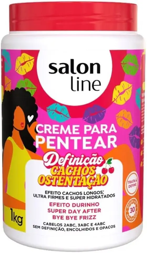 Creme para Pentear Silver Line Cachos Ostentação 1kg