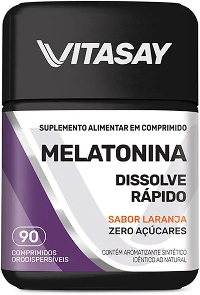 Melatonina Vitasay Sabor Laranja com 90 Comprimidos