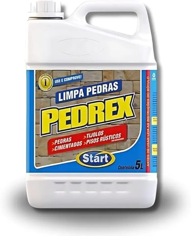 Limpador de Pedras e Calçadas Pedrex Start 5 L – Piso Rústico Antiderrapante, Concentrado