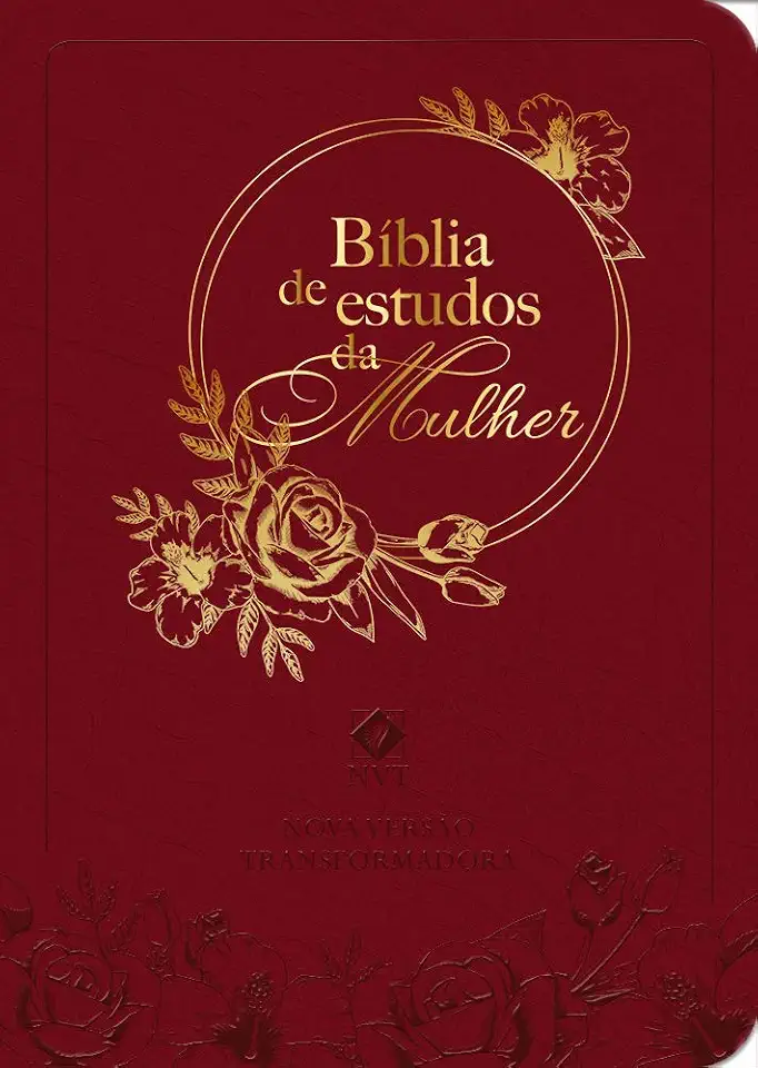 Bíblia de estudos da mulher - Vermelho: Com estudos e reflexões de gênesis a apocalipse - Letra Grande
