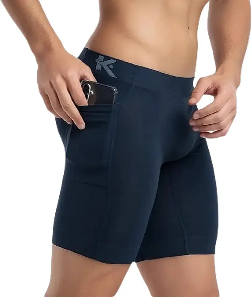 Bermuda Térmica Masculina para Corrida, com Bolso Lateral, Keeper