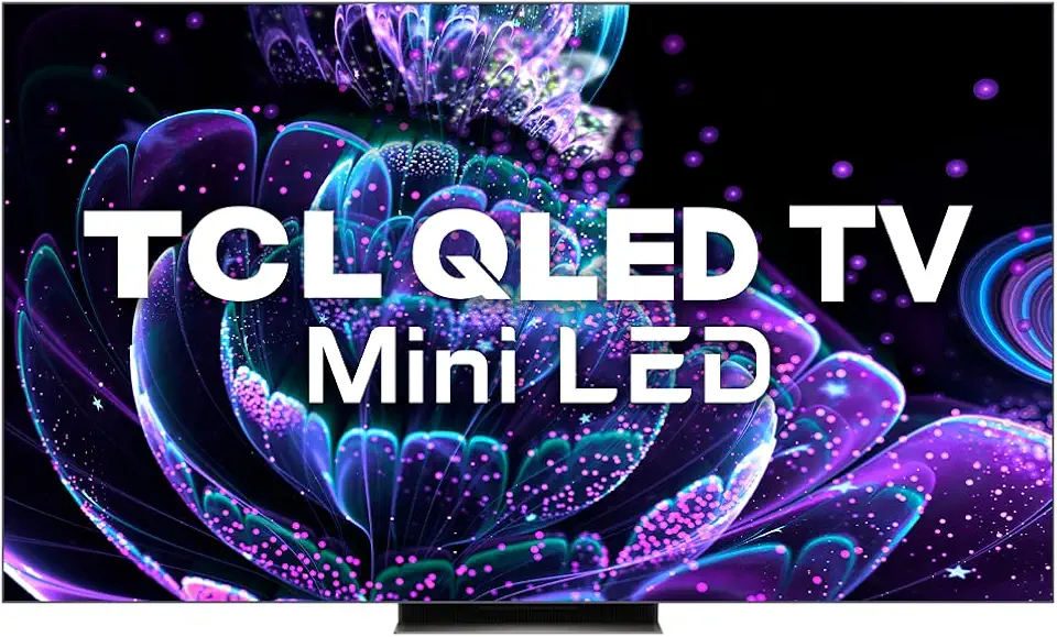 TCL QLED TV 65” C835 4K UHD MINI LED Google TV, 144Hz-VRR, DOLBY VISION IQ +ATMOS, Audio Onkyo, com Wifi 6 dual band e Bluetooth, Comando de voz à distância, Google Assistant e design sem bordas