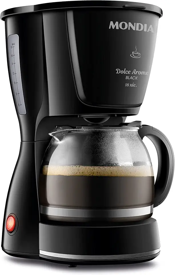 MONDIAL Cafeteira Elétrica Dolce Arome, Preto, 550W, 110V - C-30-18X-FB