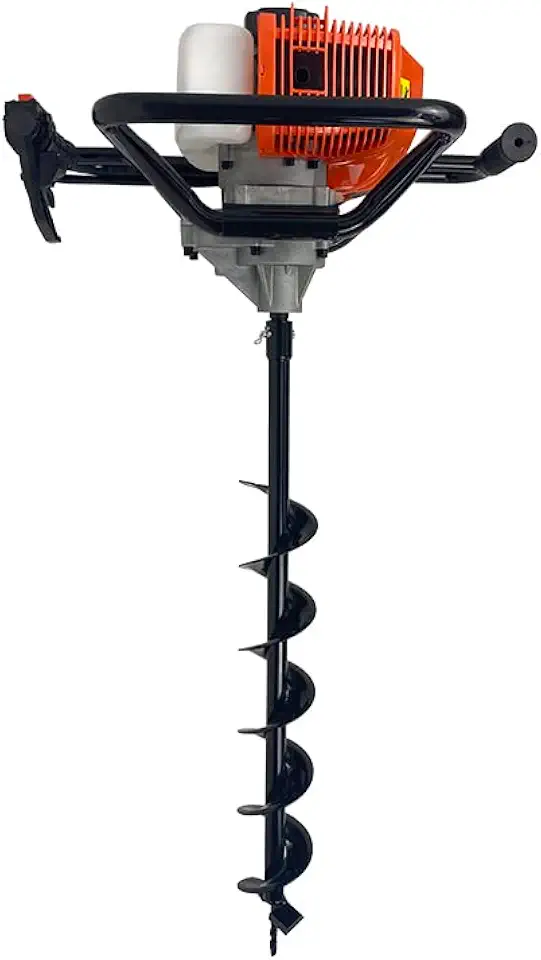 Perfurador Solo a Gasolina 52cc 2,5HP com Broca 80x10cm Profissional FAK520PS Carbon Fak