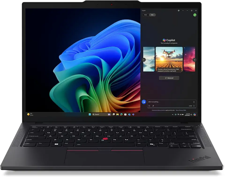 Notebook Lenovo ThinkPad T14 G6 Intel Core Ultra 5 235U vPro 16GB 256GB SSD Windows 11 Pro 14" - 21QD002JBO Preto