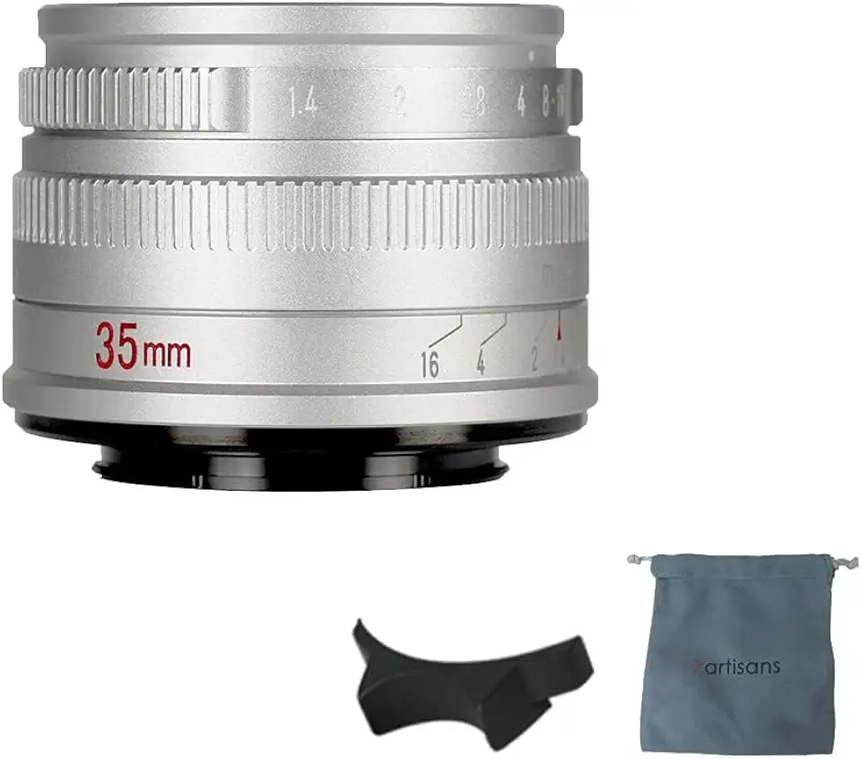 7artisans Lente fixa de foco manual F1.4 Mark II APS-C de 35 mm com grande abertura compatível com câmera Nikon Z-Mount Z50 Z7 Z6II