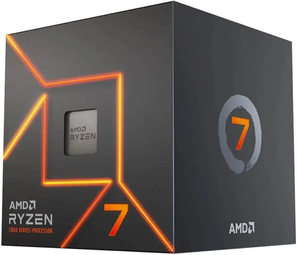 Processador AMD Ryzen 7 7700 Box(AM5/8Cores/16Threads/5.3GHz/40MB Cache/Radeon Graphics/Cooler Wraith) C/Video/Cooler