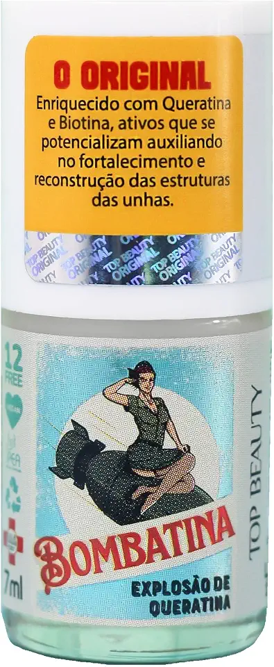 wethug - Base Tratamento Bombadinha - Explosão de Queratina - SOS Unhas - 7ml, Top Beauty