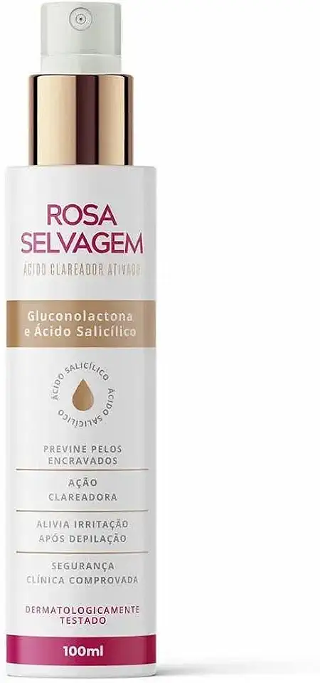 Ácido Clareador Ativado Rosa Selvagem 100ml