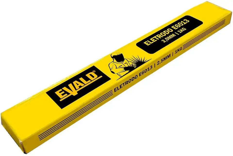 Eletrodo para Solda E6013 2,5mm Caixa 1 Kg com 2 Unidades Evald