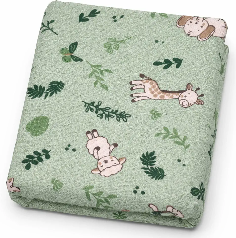 Toalha de Banho com Capuz Bebê 100% Algodão – Macia, Absorvente e Confortável p/Recém-Nascido e Criança (Verde.)