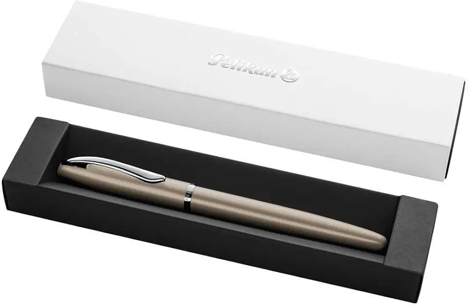 Caneta Tinteiro Pelikan Jazz Ed Limitada Taupe