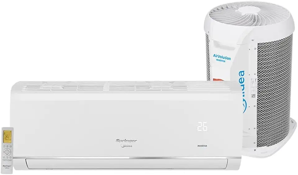 Ar Condicionado Split High Wall Inverter Springer Midea Airvolution Só Frio 12000 Btus 38tvcb12s5 220v