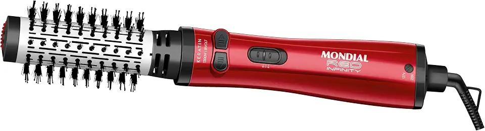 MONDIAL, Escova Rotativa Red Infinity Keratin, Vermelho, 1300W, Bivolt - ERB-11-KR