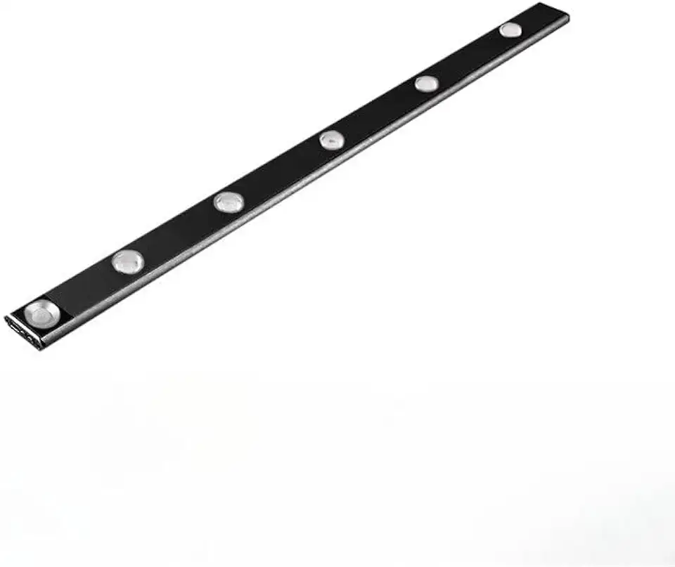 Led para Cozinha, Luminãária de Teto para Cozinha de Led, Luz de com Sensor para Armário 60cm Ultra Fina 3 Cores, Recarregável(PRETO)