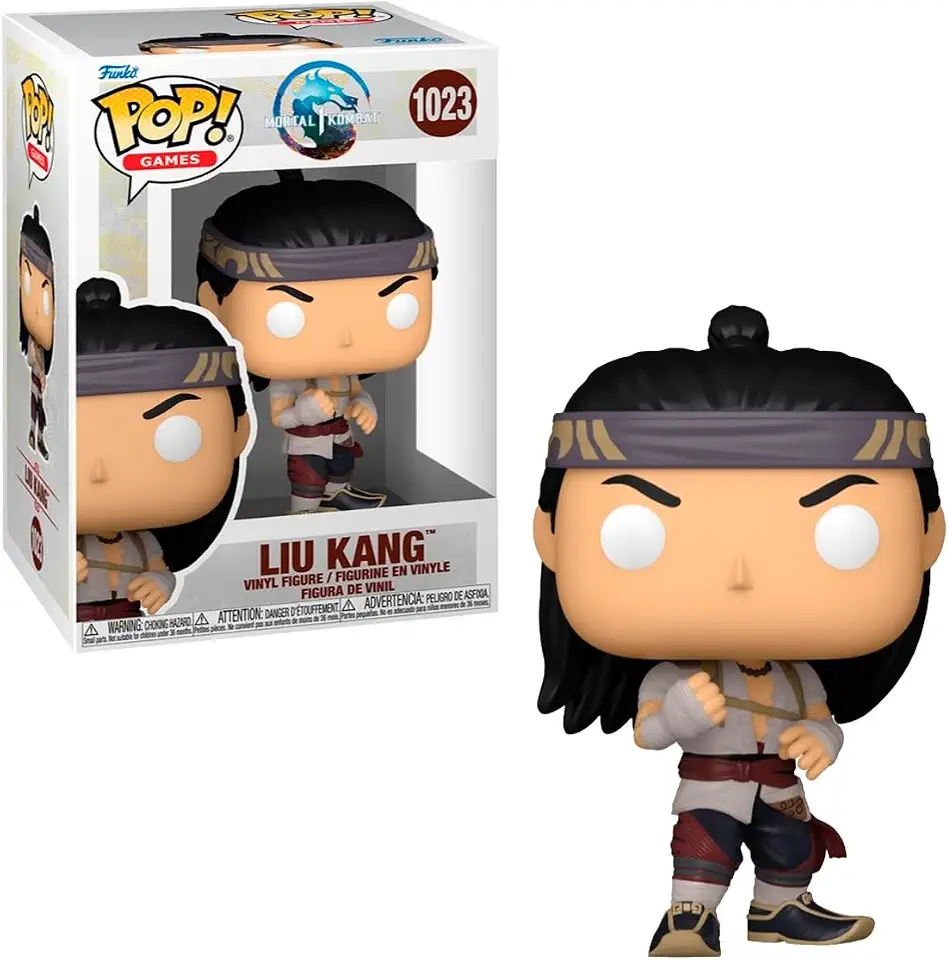 Candide, Boneco, Funko POP! Liu Kang, Mortal Kombat - 10 cm