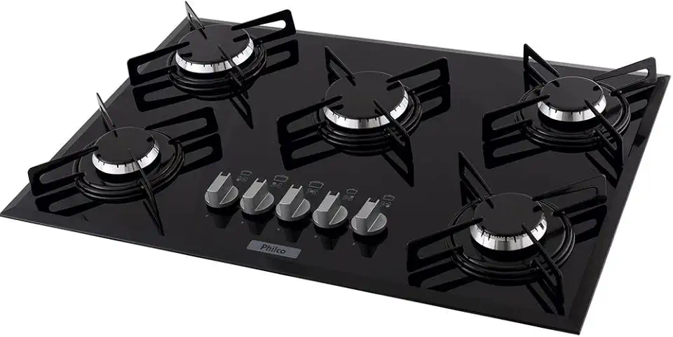 Cooktop a Gás Philco 5 Queimadores Cook Chef Bivolt