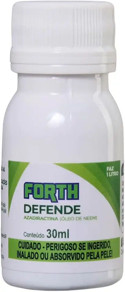 Forth Defende, Inseticida, Concentrado, Óleo de Neem, Azadiractina, 30ml