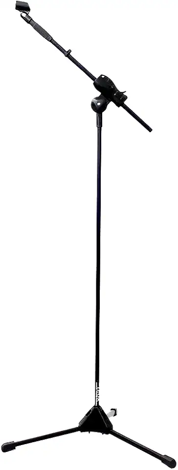 Pedestal Para Microfone Com Regulagem de Altura + Cachimbo black