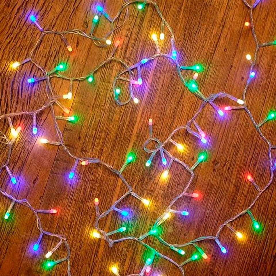 Pisca 100 Leds 8 funções colorido - 1007