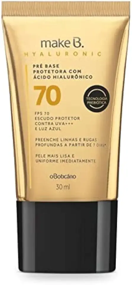 O Boticário - Base Líquida Protetora Hyaluronic FPS70 Cor 10