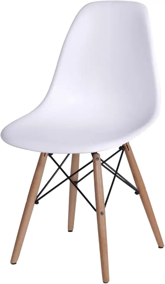 CADEIRA DE JANTAR EAMES EIFFEL BRANCA PP OR DESIGN 1102B