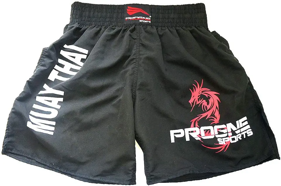 Muay Thai Calção Short de Treino, Masculino e Feminino