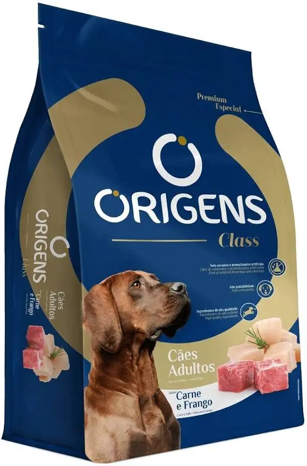 Adimax Ração Origens Class Cães Porte Médio E Grande Carne E Frango 15 Kg