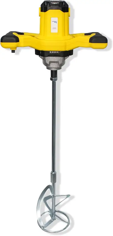 Misturador Elétrico MEL 1200W 220V – Argamassa, Tinta, Gesso e Cola com Controle de Velocidade e Pá Inclusa