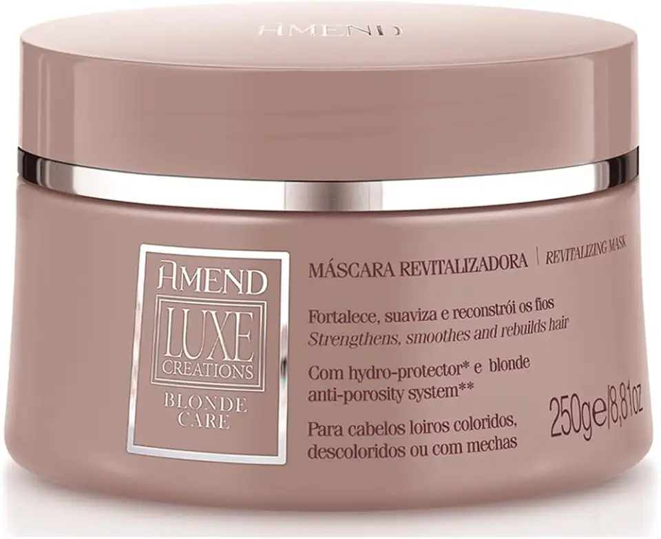 Máscara Amend Luxe Creations Blonde Care 250g