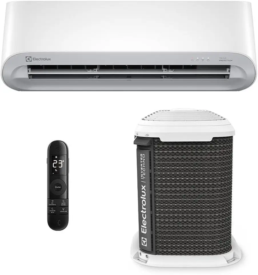 Ar-Condicionado Split Inverter 9000 BTUs Electrolux Color Adapt com Wi-Fi Quente e Frio YI09R/YE09R 220V