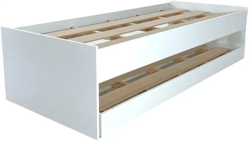 Cama Solteiro Bicama Ditália Cm-20 Cor:branco