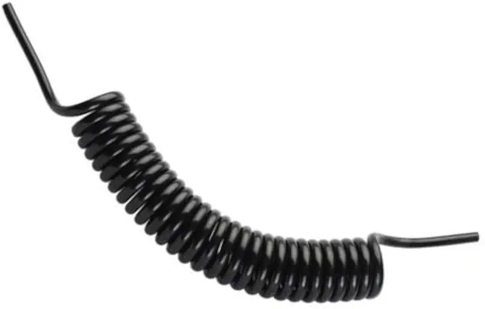 Mangueira Espiral Para Ar Comprimido Compressor/Caminhão 8mm 3,5mts Preta