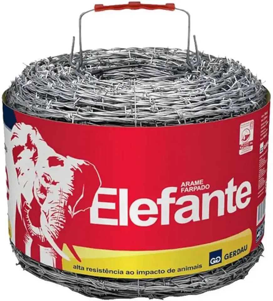 Arame Farpado Elefante 2,2mm 400 Metros Gerdau