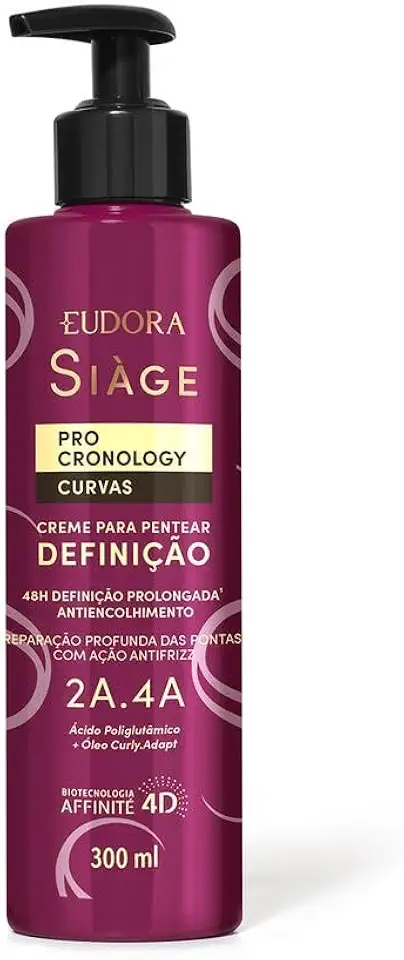 Eudora Siàge Pro Cronology Creme para Pentear Definição Curvas 300ml