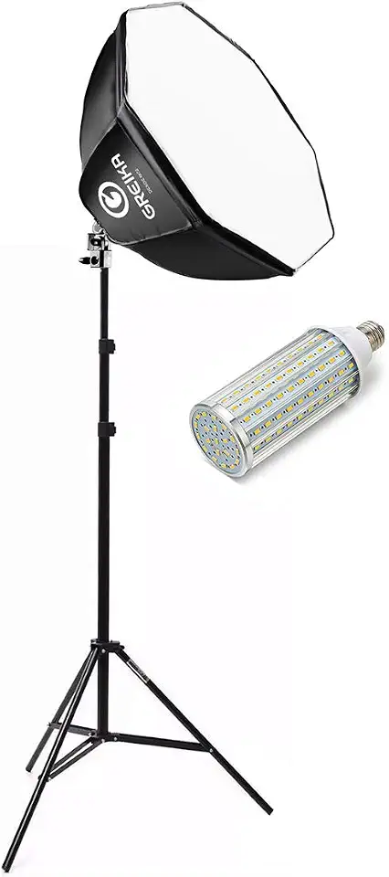 Softbox Octabox Profissional + Lâmpada de LED + Tripé