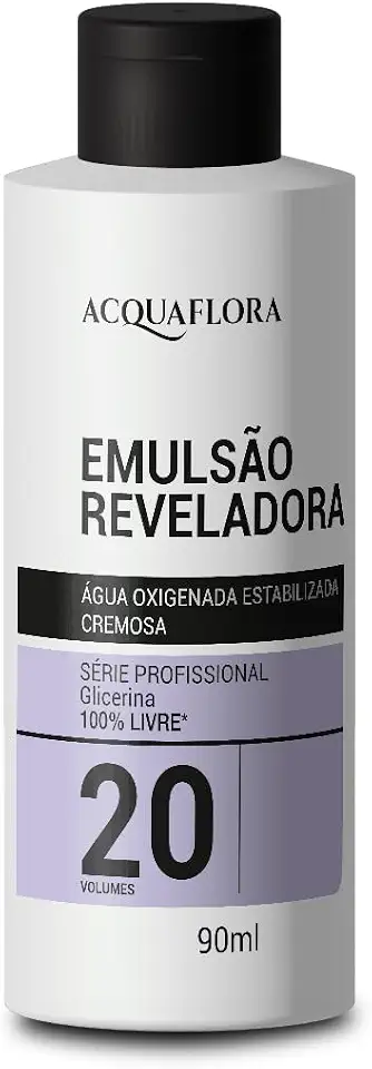 Emulsão Reveladora 20 Vol (Água Oxigenada) Acquaflora 90 Ml