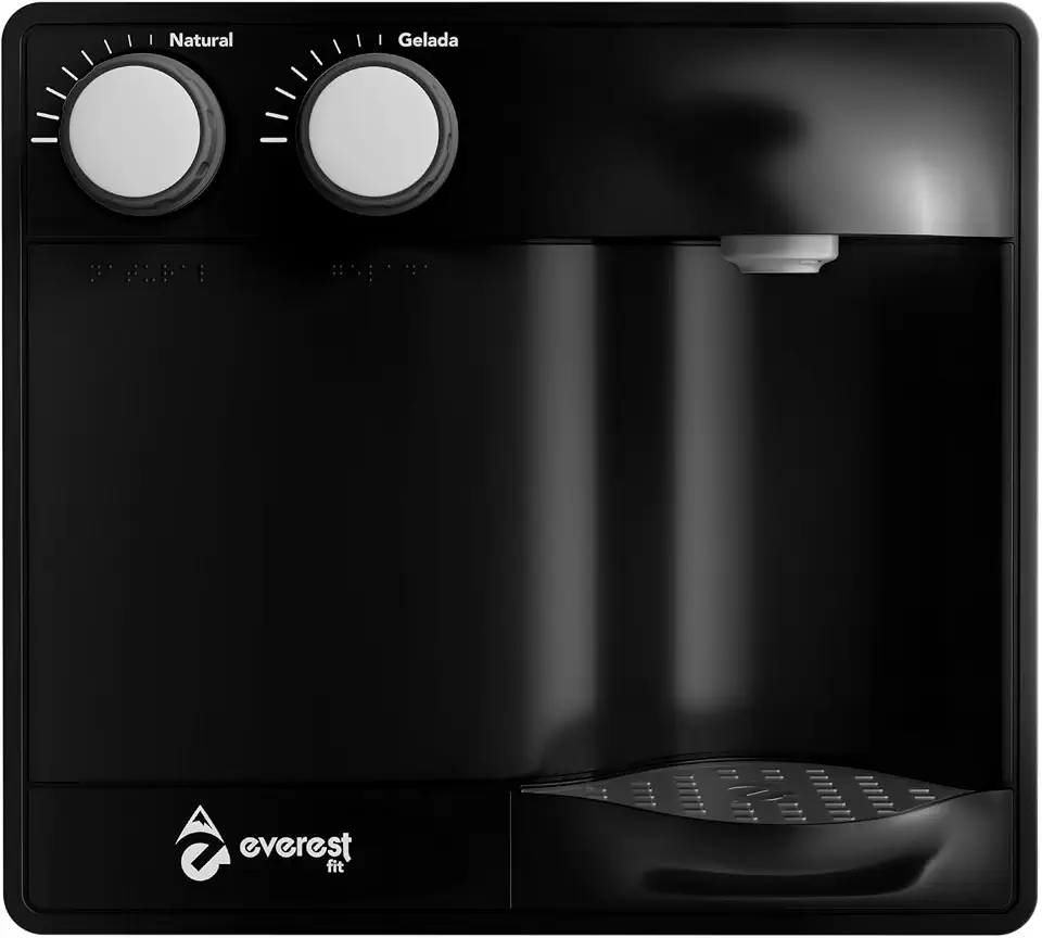 Purificador de Água Refrigerado por Compressor Everest Fit Preto 220V/60Hz