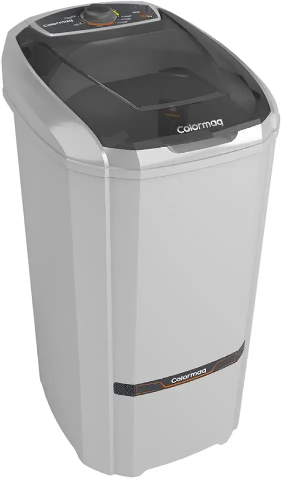 Colormaq Maquina de Lavar Roupa Semi Automatica Tanquinho 10kg LCS10 Prata 220v