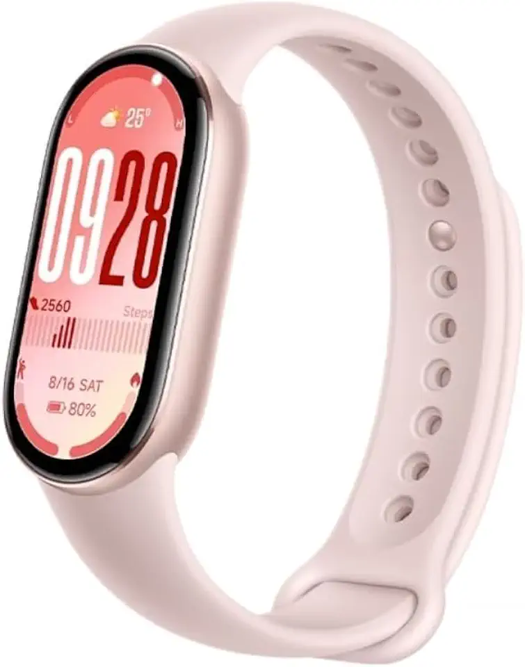 Relógio Mi Band 10 smart-band 10 (GLOBAL) Pulseira Inteligente, mi band, Tela AMOLED 1,72, Relógio inteligente, Fitness, Pulseira Impermeável, 150 Modos Esportivos (ROSA)