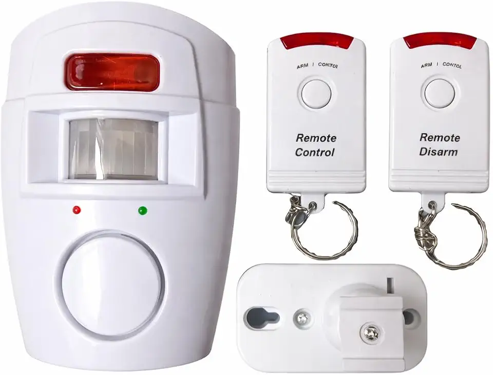 Kit Alarme Residencial Sem Fio Completo Sensor Presença Sirene Controle Remoto Segurança Casa Anti Furto Fácil Instalação