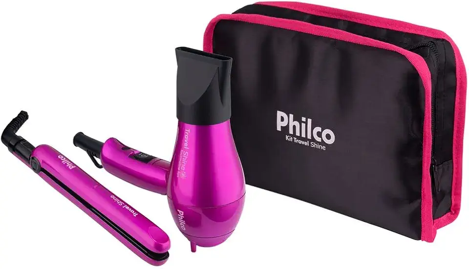KIT TRAVEL SHINE Bivolt, PHILCO