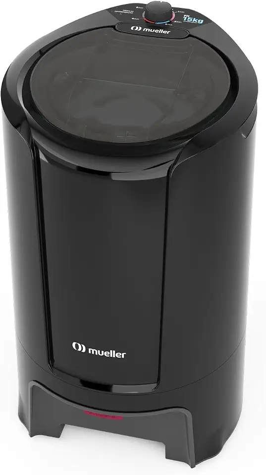 Centrífuga de Roupas Mueller Fit 15Kg de roupa molhada Preta 127V