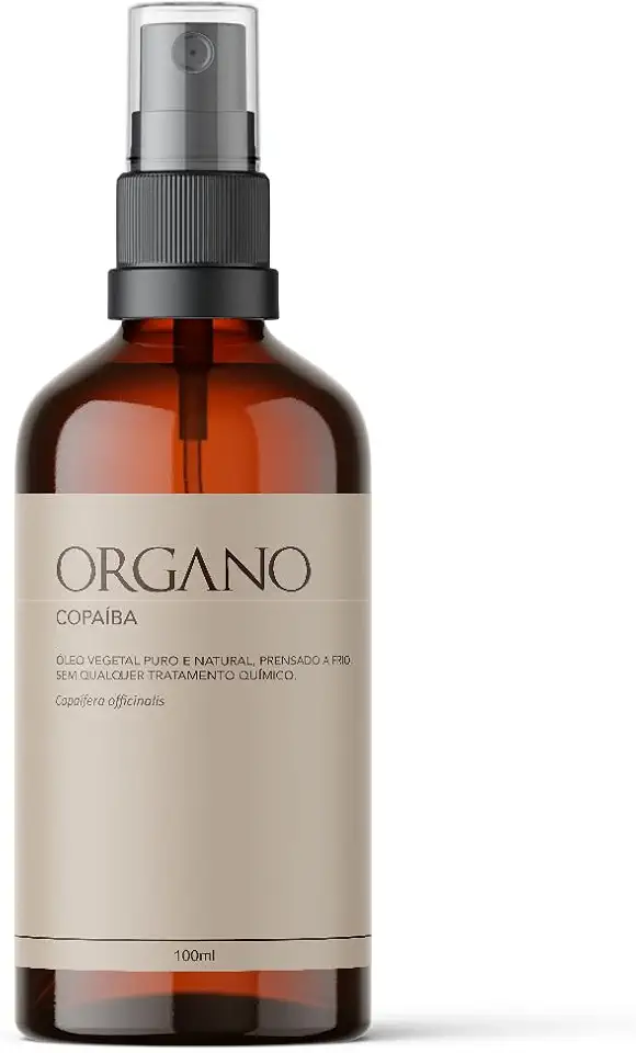 Óleo Vegetal de Copaíba ORGANO 100% Puro 100ml – Pele Oleosa, Acne, Equilíbrio e Hidratação Natural