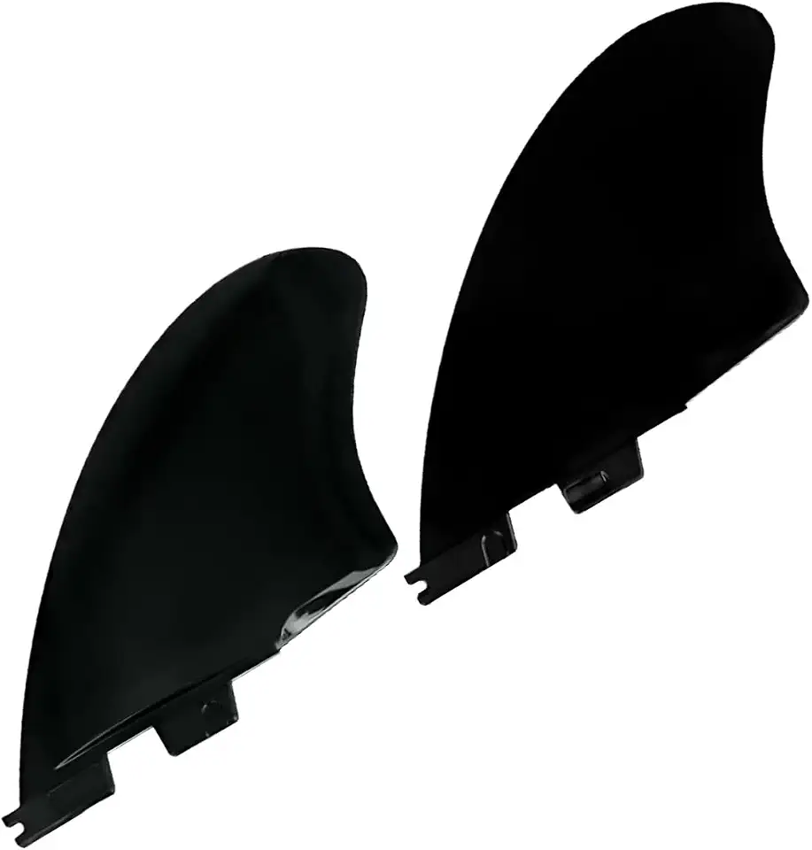 Quilhas Surf Twin Keel Banana Wax FCS2 para Prancha Fish Retrô, Jogo com 2 Quilhas, Nylon de Engenharia com Fibra de Vidro, Alta Resistência e Desempenho