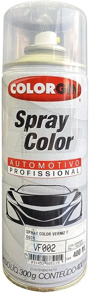Verniz Automotivo Spray Veniz Fosco 300ml Colorgin