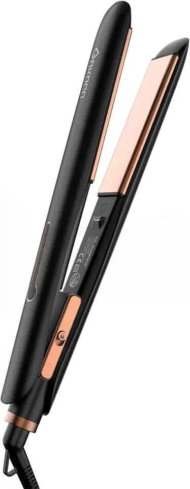 Chapinha Bivolt, GOKOCO Prancha de Cabelo Profissional Premium, Chapa Alisadora Íons GD036, Preto