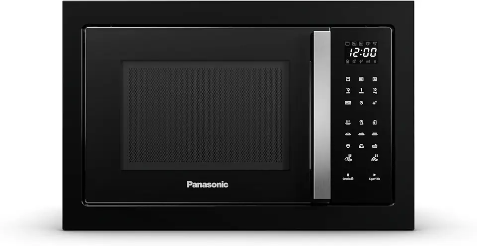 Panasonic Micro-ondas de Embutir 30L Black Glass NN-GB68QBRUK 220v