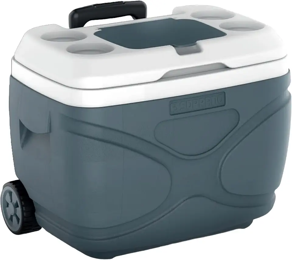 Caixa Térmica Everest Cinza 30L - Eficiência Térmica 72 Horas - Soprano - 45 Latas